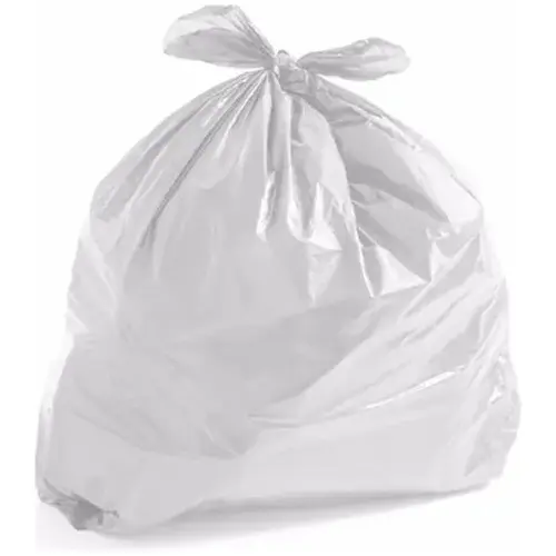 Saco de lixo transparente de 60 litros, pacote com 100 sacos