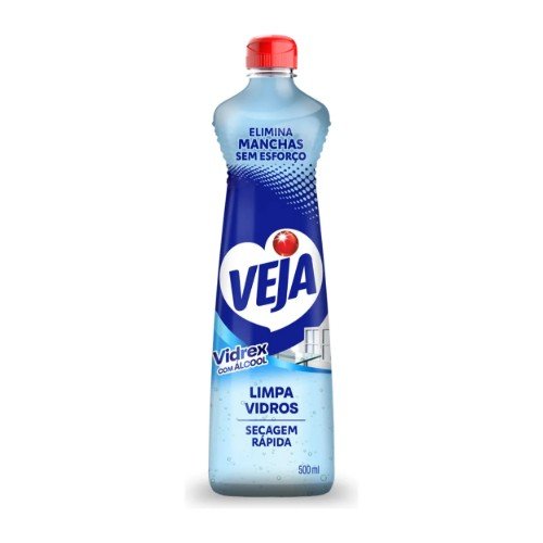 Limpa Vidros Veja com Álcool 500 ml - Faceplast